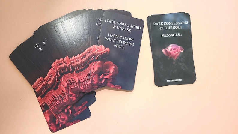 Dark Confessions of the Soul Orakel Deck: Twin Flame Botschaften Bild 1