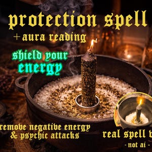 Protection Spell and Reading - Scan Aura For Negative Energy and Psychic Attacks | Banish Dark Energy and Provide Spiritual Shield