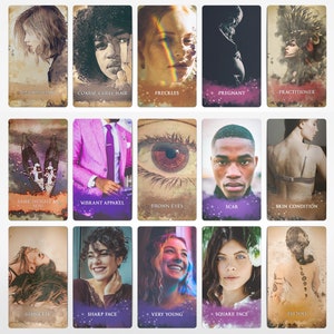 Wer ist es? Orakel Deck, Körperliche Merkmale, Tarot-Größe Deck, Für Liebeslesungen, Allgemeine Lesungen, Weissagungswerkzeug, Psychische Lesungen