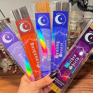 Ritual Intention Incense | Aromatherapy, Meditation Incense, Witchcraft Supplies - 10 Sticks