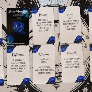 Baraja del Oráculo del Divino Masculino, Mensajes de la Verdad Tácita, Baraja del Tarot, Baraja de la Llama Gemela, Cartas del Amor del Oráculo