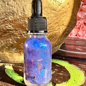 Empath Oil Protection Ritual Oil Witchcraft Magick Grounding Anxiety Relief Stress Calming Moon Amethyst Wicca Witch Oil Cleansing