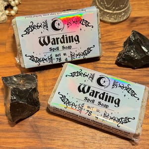 Warding Spell Soap Homemade Goat Soap Spiritual Protection Block Negative Energies Organic Soap Metaphysical Witchcraft Soap
