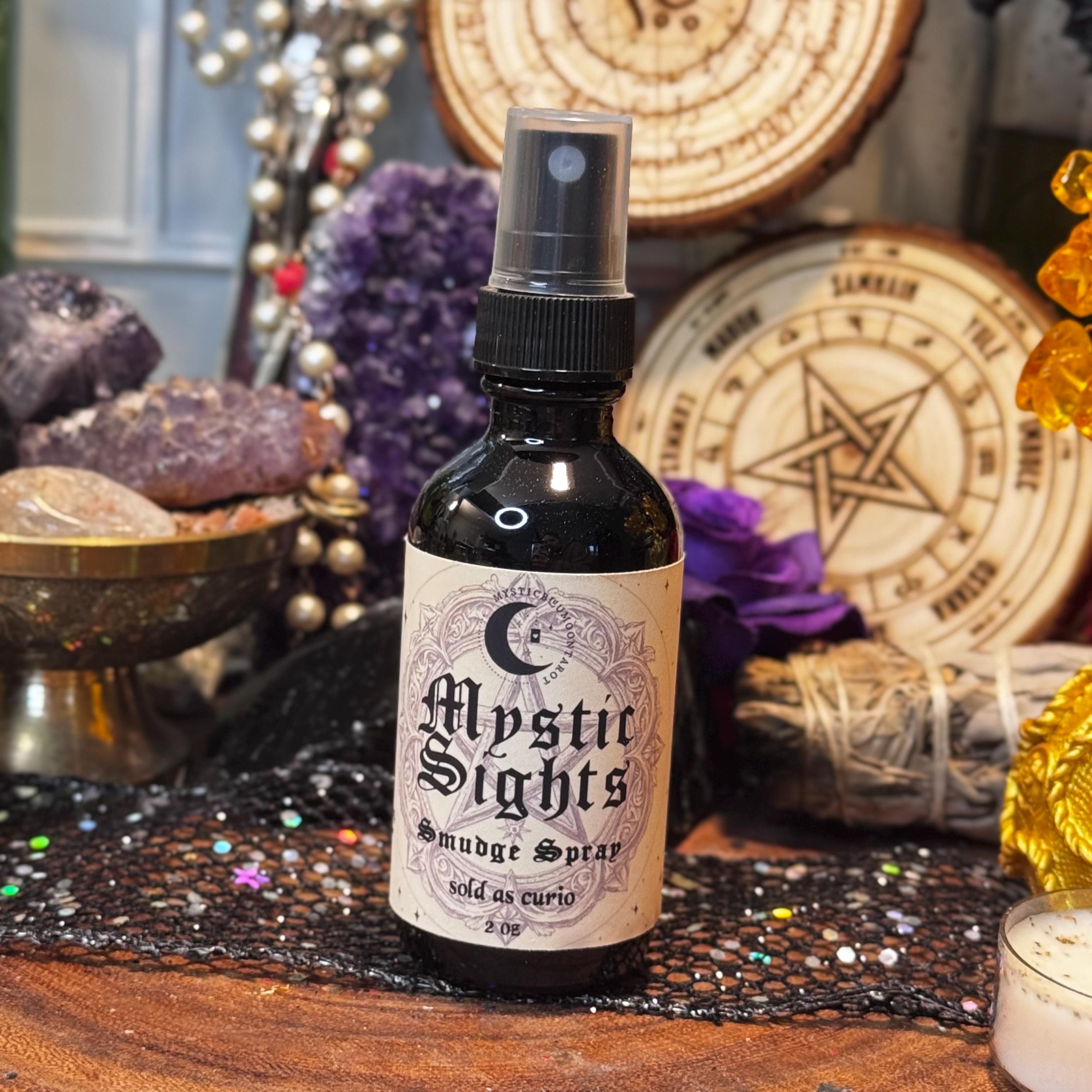 Mystic Sights Divination Spray: Intuition Enhancing, Smoke-Free - 2oz