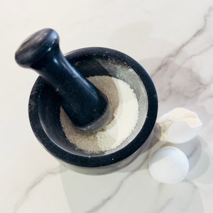 Cascarilla Powder verkorkte Fläschchen Leistungsstarkes Efun Eierschalenpulver Handgemacht | Santeria Haube | Reinigungspulver, das negative Energie löscht