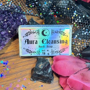 Aura Cleansing Spiritual Soap | Witch Soap to Cleanse and Balance Your Aura, Blessed Organic Natural Soap Handpoured