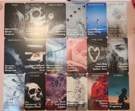 hearts hidden secrets oracle deck situations deck tarot deck etsy hearts hidden secrets oracle