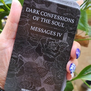 Dark Confessions Oracle Deck 4 Tarot Deck Twin Flame Deck Cartes de tarot Oracle Card Messages Deck Mysticbluumoontarot