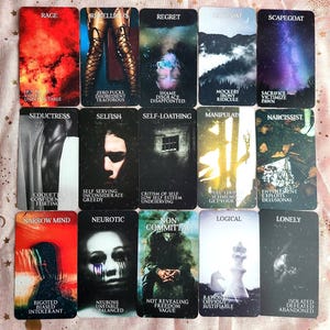 Original Dark Shadow Oracle Deck Dark Shadow Of The Soul 100 Cards Tarot Deck Personality Trait Twin Flame Deck Behaviors