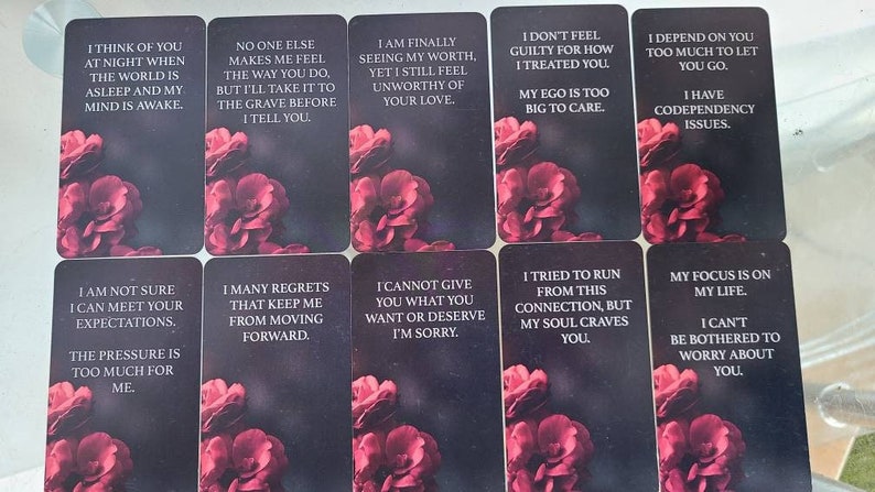 Dark Confessions of the Soul Orakel Deck: Twin Flame Botschaften Bild 7