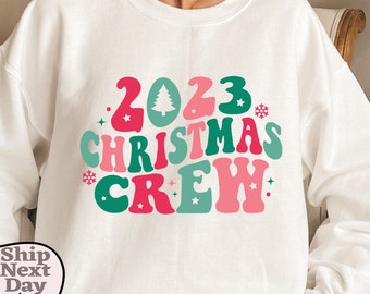 Christmas Crew Sweatshirt, Outfit, Holiday T-Shirt, Christmas Family Sweatshirt, Christmas Crewneck Sweater, Christmas Sweater Women