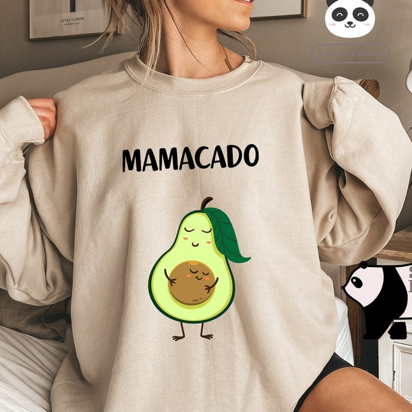 Mamacado Sweatshirt , Baby Announcement Shirt, Pregnancy Reveal Shirt, Maternity Shirts, Baby Shower Gift,New Mom Gift
