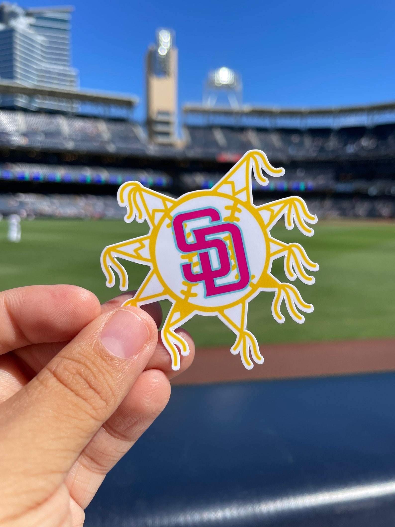 City Connect San Diego Padres Sticker Pack Etsy