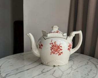 Antique ceramic teapot manufactured by Keeling & Co, 1900’s