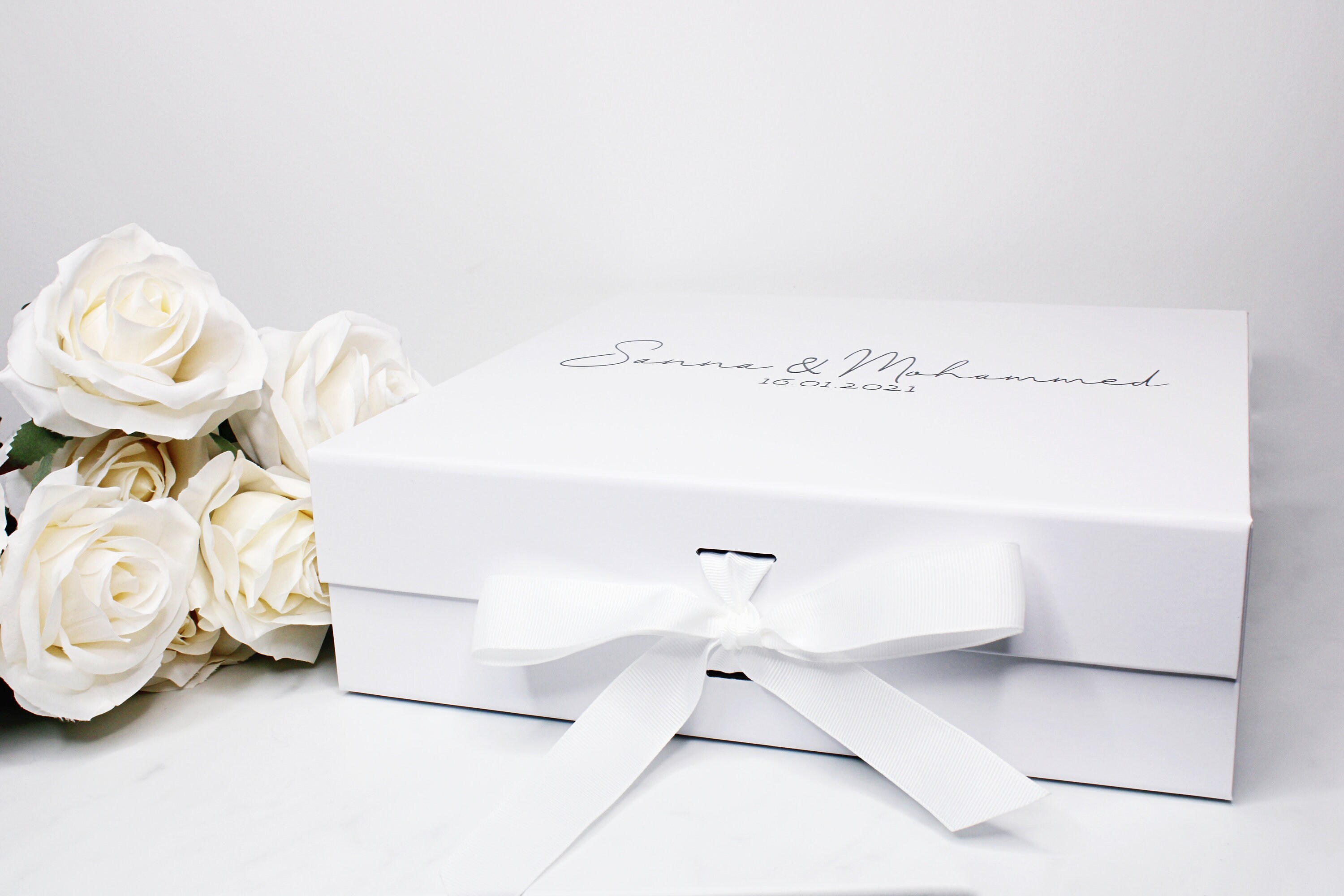 Personalised Luxury Large Gift box for Wedding Present / Etsy