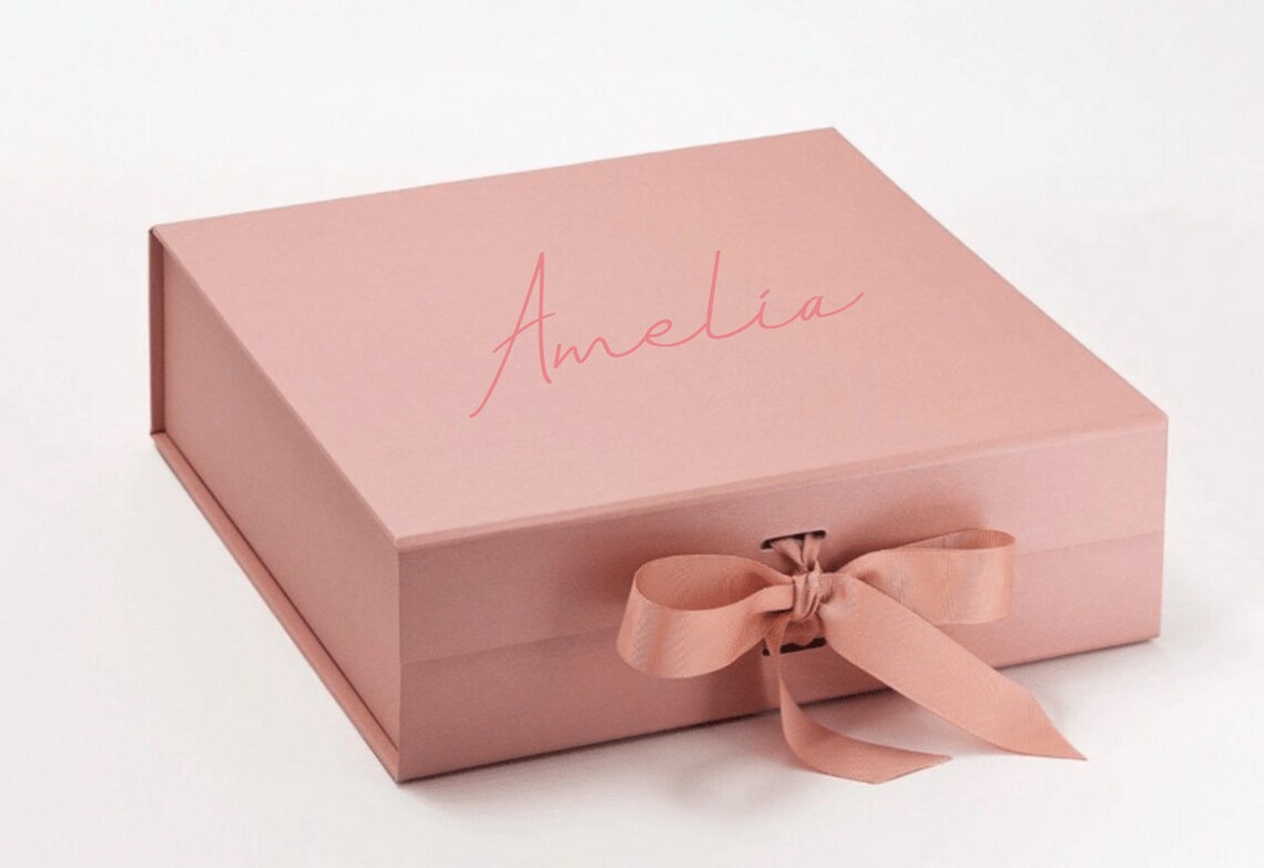 Happy Valentines Day Custom Large Gift Box / Lid