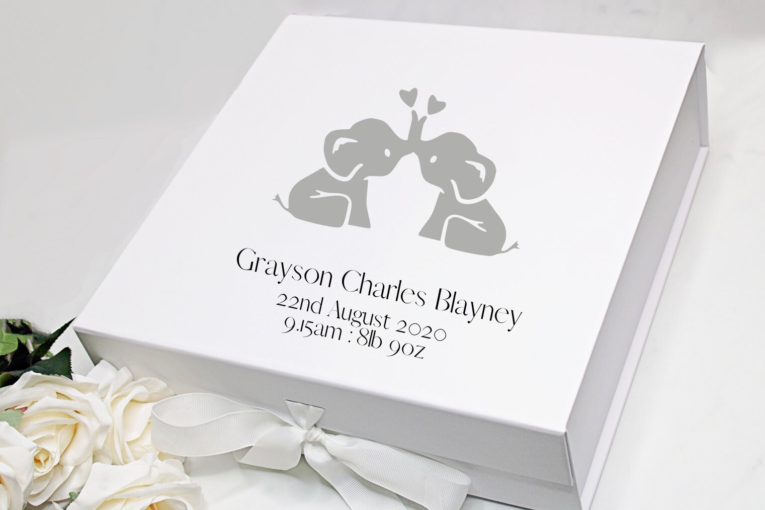 Large Personalised Baby Gift Box Baby Shower Gift to Etsy