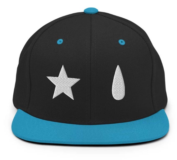 Embroidered Anime Snapback Hat, Anime Cap, Harajuku Clothing