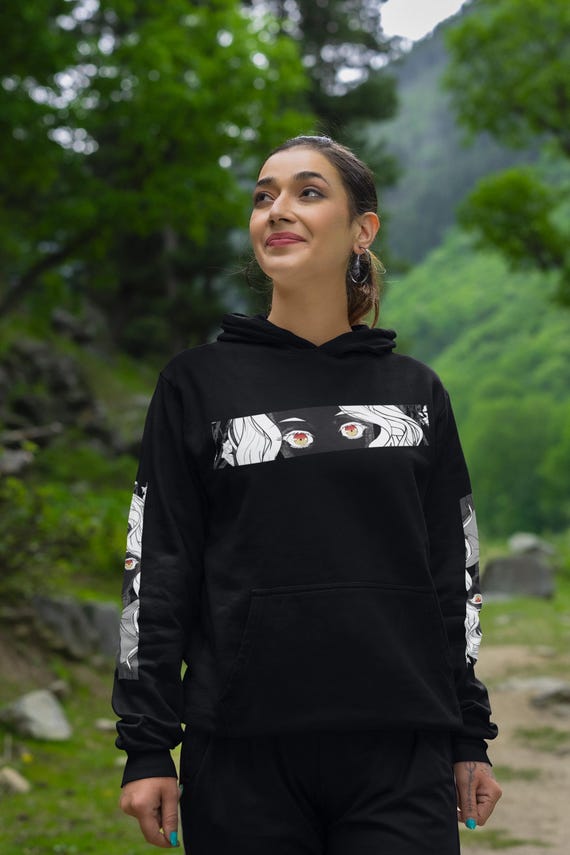 Anime Goth Unisex Hoodie, Goth Hoodie, Men/women/unisex Sizes S - Main Image