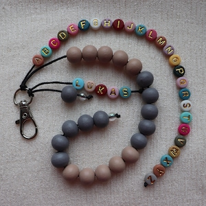 Rechenkette + ABC Kette mit Namen, Schultüte füllung, personalisiertes Geschenk für Schulkind bild 8