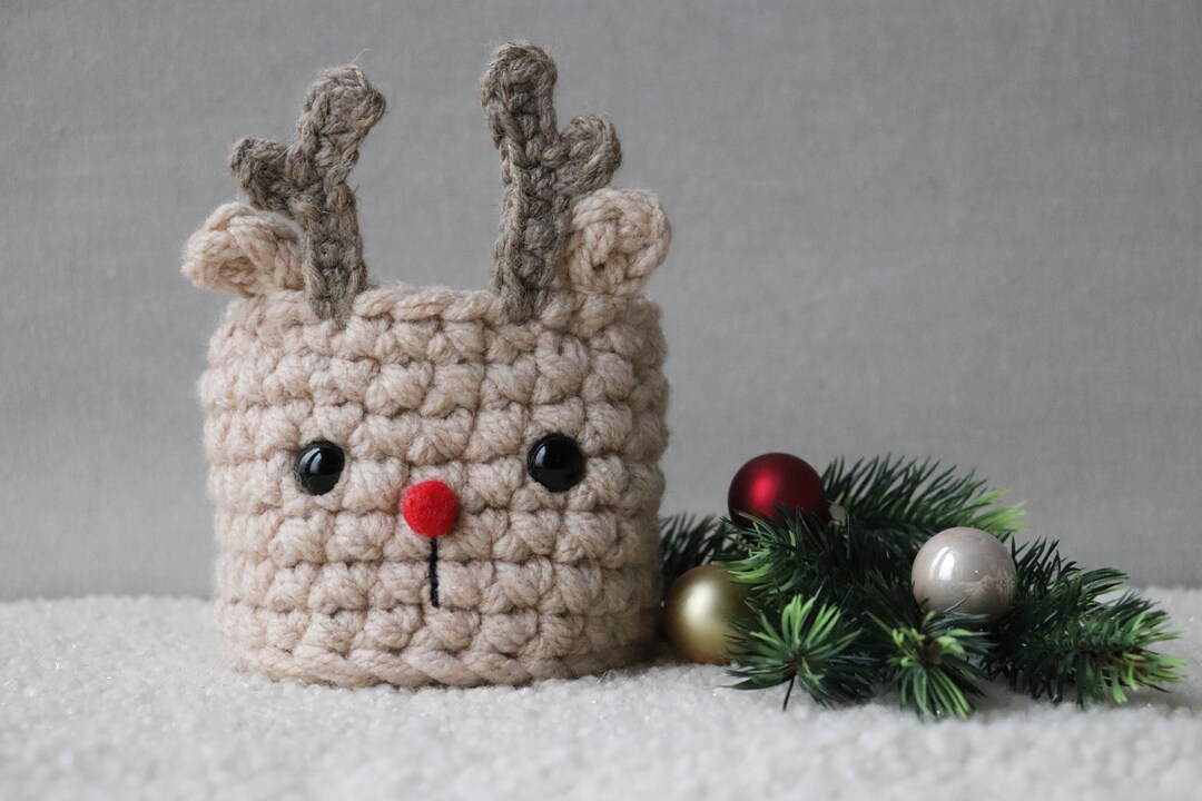 Weihnachtsdeko Reh Korb Weihnachtsgeschenk Etsy