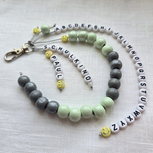 Rechenkette + ABC Kette mit Namen, Schultüte füllung, personalisiertes Geschenk für Schulkind bild 9