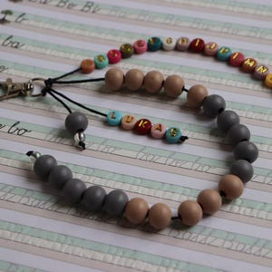 Rechenkette + ABC Kette mit Namen, Schultüte füllung, personalisiertes Geschenk für Schulkind bild 15