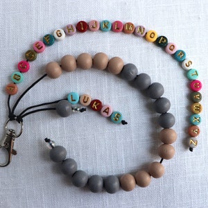 Rechenkette + ABC Kette mit Namen, Schultüte füllung, personalisiertes Geschenk für Schulkind bild 11