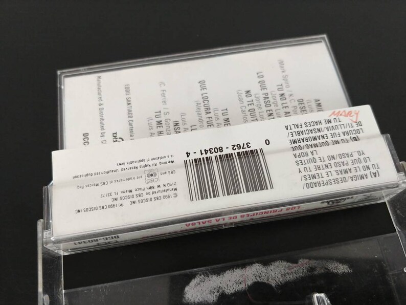 Luis Enrique Cassette Tape, Vintage Music Cassette Tape, Latin Music