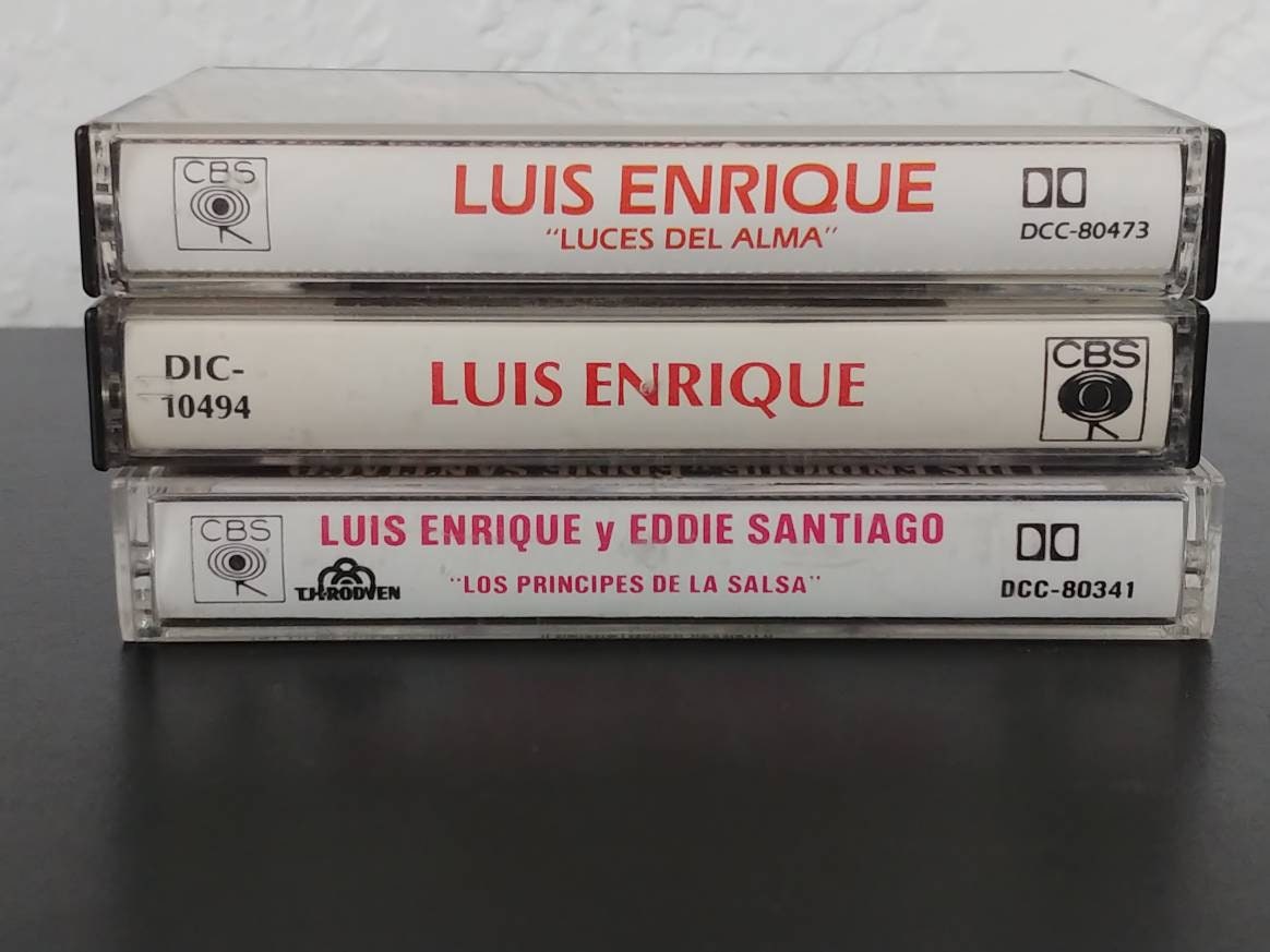 Luis Enrique Cassette Tape, Vintage Music Cassette Tape, Latin Music