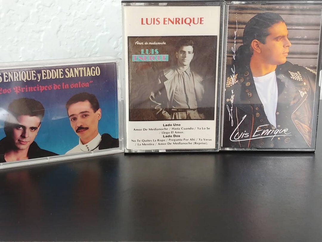 Luis Enrique Cassette Tape, Vintage Music Cassette Tape, Latin Music