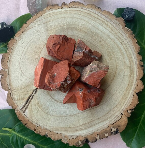 Red Jasper Rough Pieces Raw Red Jasper Unpolished Red | Etsy