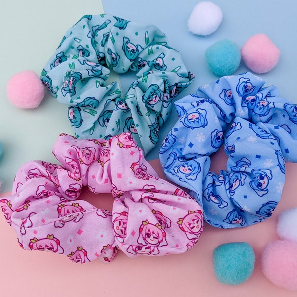 Hatsune Miku Scrunchies | Sakura Miku | Snow Miku