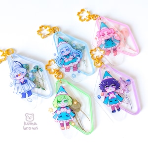 Witch Hat Atelier Dried Flower Charms: Real Hydrangea Flowers
