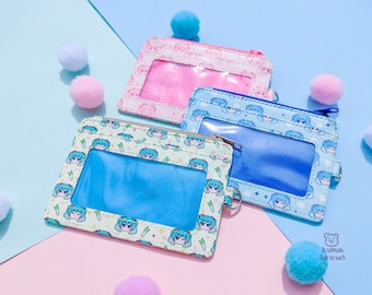 Hatsune Miku Slim Card Wallet: Id Pocket and Lanyard Loop