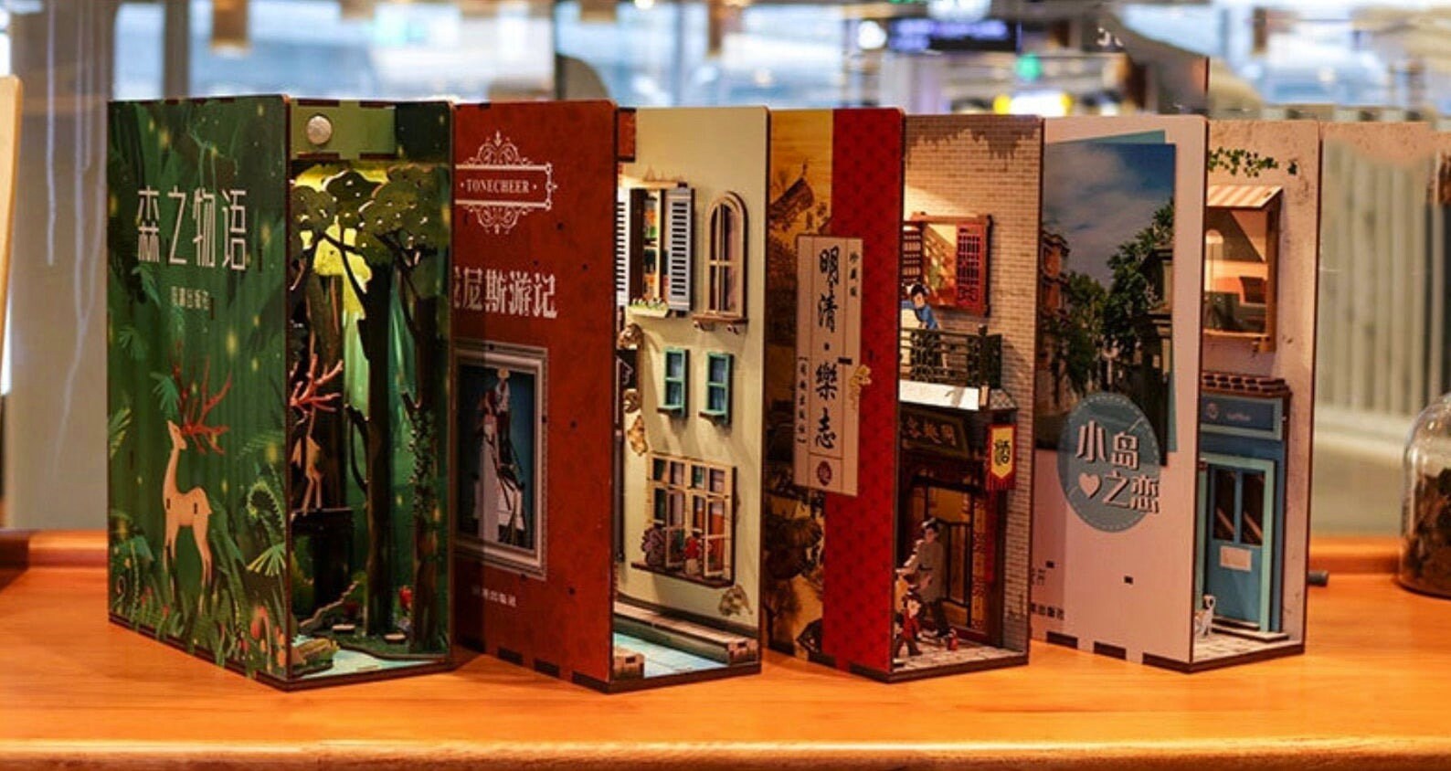 Book nook diy kit Italy Venice wood Book nook diorama kit Etsy