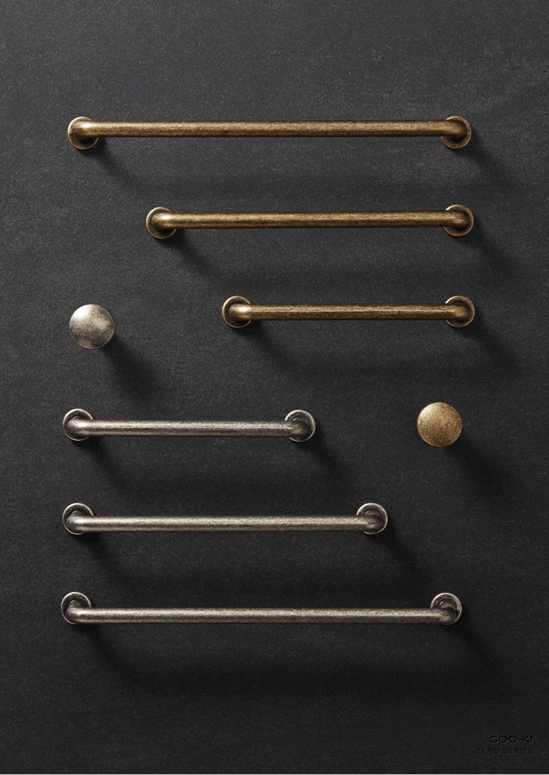 Retro Silber Schrankgriffe Retro Bronze Griffe Amerikanische | Etsy