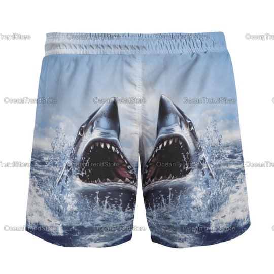 Disover Shark Beach Shorts, Shark Man Shorts, Shark Shorts