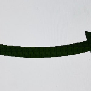 May include: A black curved arrow pointing to the right and left, indicating a two-way direction.