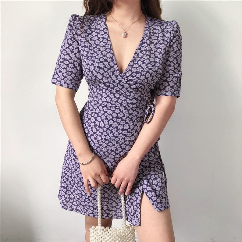 Flower Girl Dress y2k Clothing Summer Gift for Her Aesthetic Clothing Kawaii Daisy Floral Dress Gift For Her Aesthetic Clothing