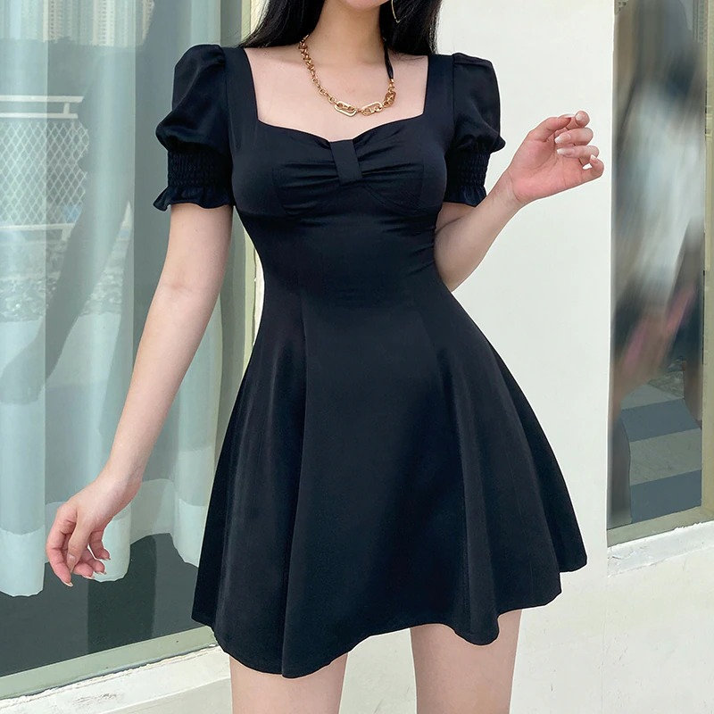 Black Dress Y2K Mini Dress Prom Dress Vintage Dress Etsy