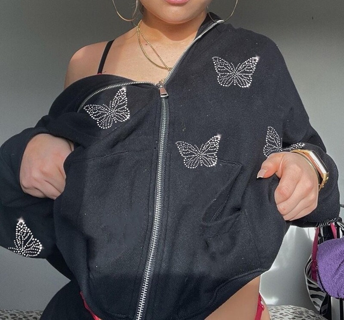 black and white oversized hoodie