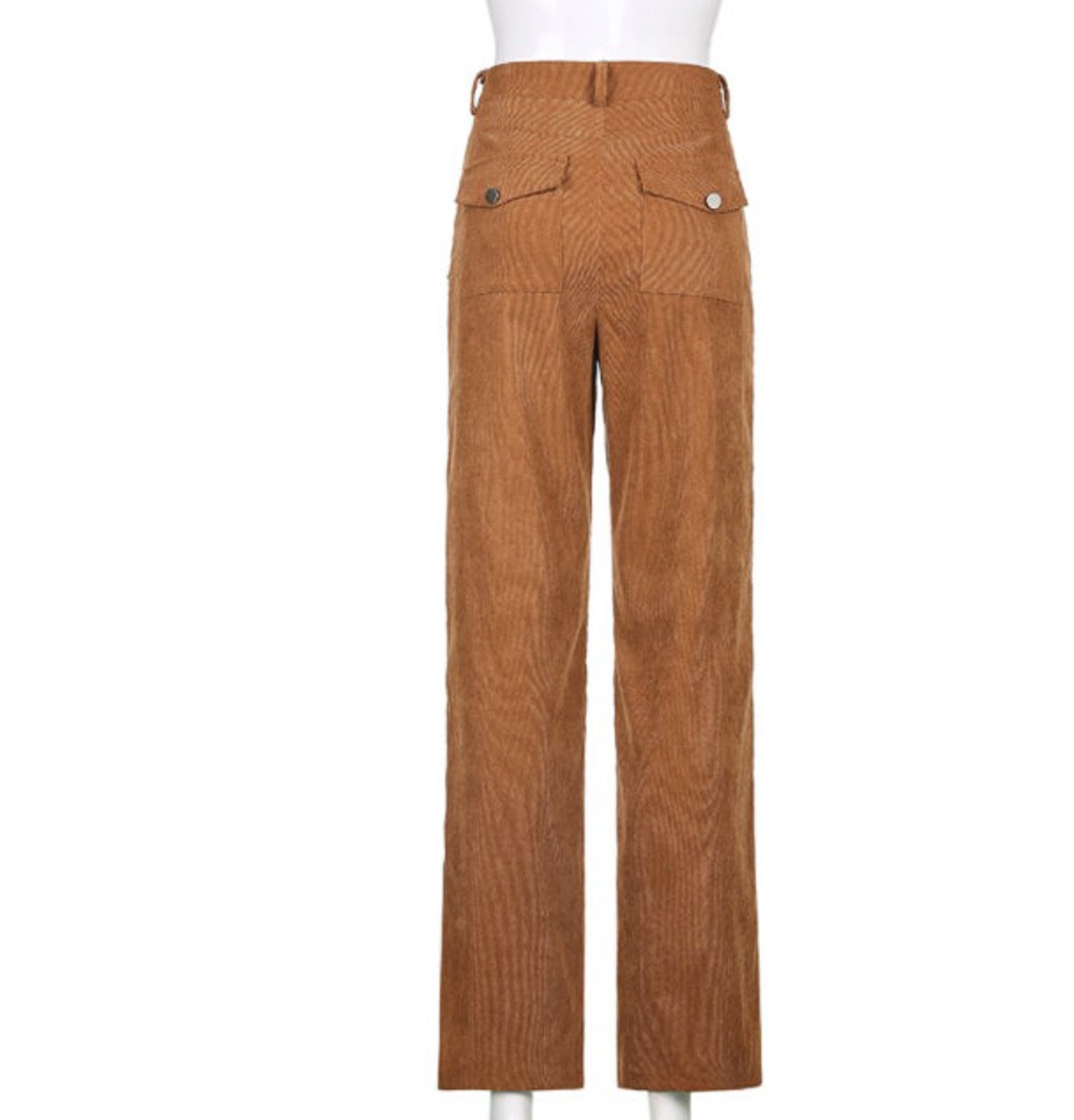 Corduroy Brown Vintage Pant Y2K Baggy Womens High Waisted Wide | Etsy