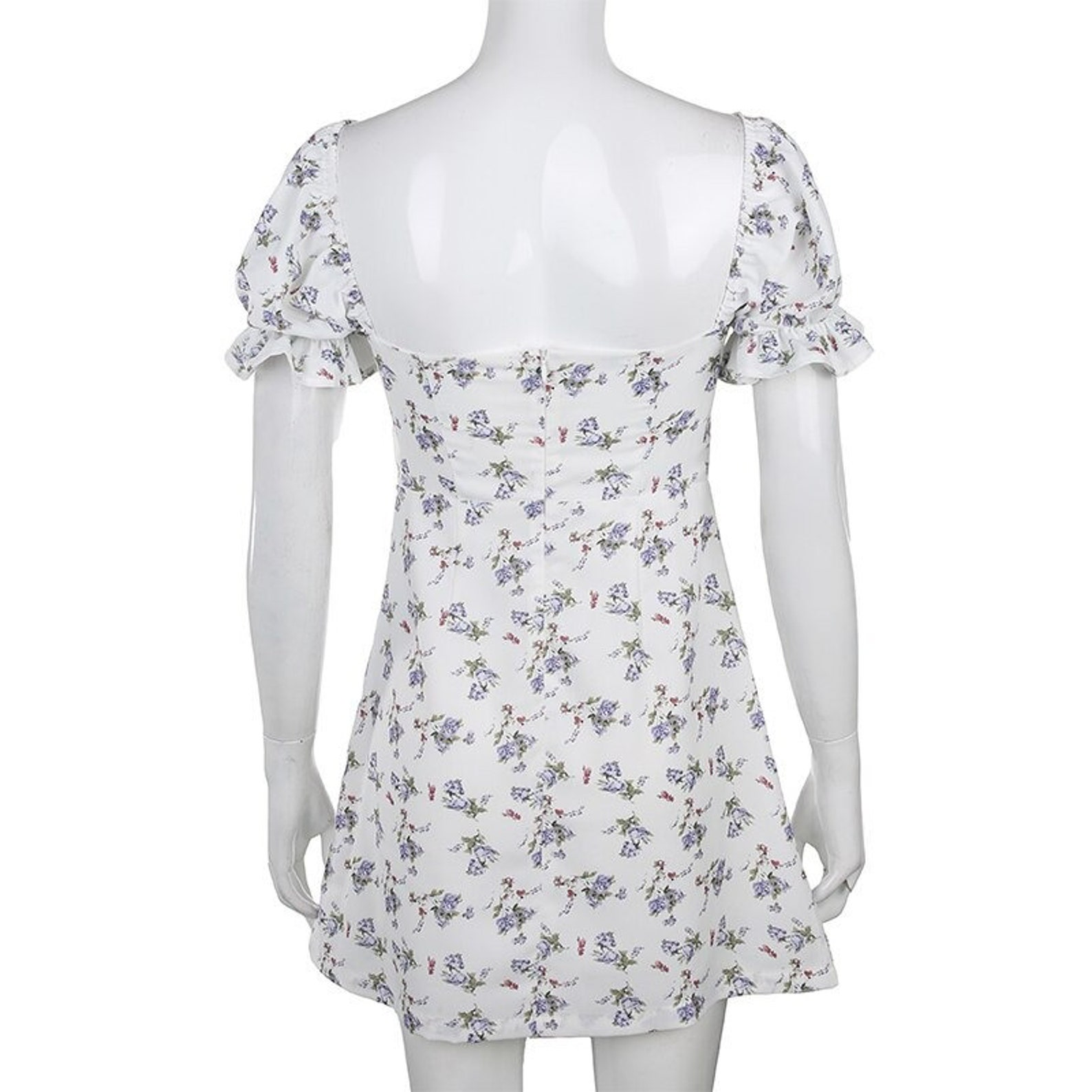 Y2K Vintage Dress Floral Summer Dress Mini Dress Womens | Etsy