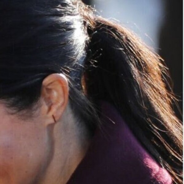 Meghan markle bar earrings Clearance