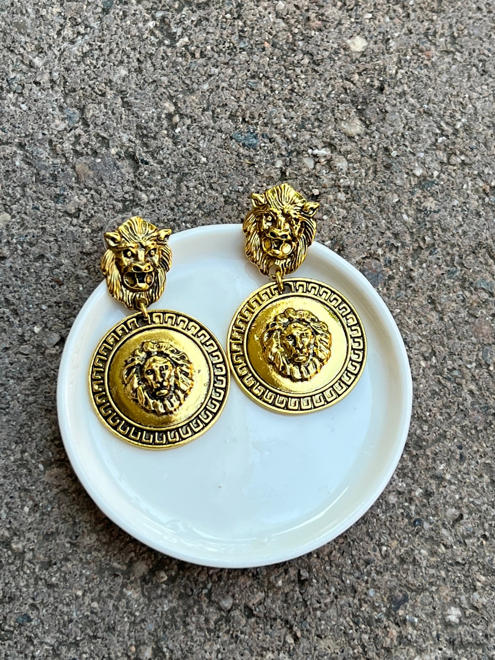 Leo Zodiac Earring by DesignBoutiquebyDeb on Etsy