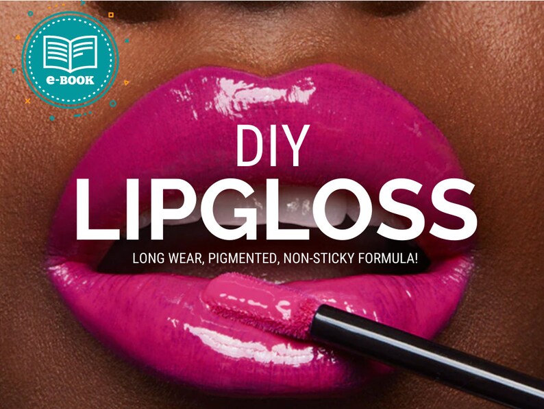 DIY Lip Gloss Base Recipe No Versagel Pigmented, Long Lasting, Non