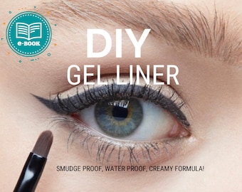 DIY Gel Eyeliner Rezept | Wischfest und wasserdicht | PDF Datei