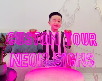 Custom Neon Name Sign, LED Wall Decor, Kid's Room & Wedding