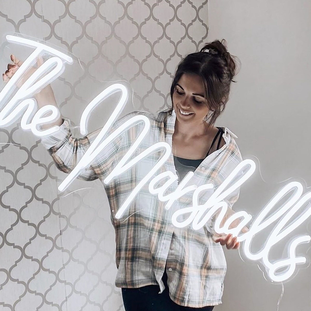 Custom Last Name Neon Sign Wedding for Reception, Led Lights Neon Sign Wedding Decor, Neon Sign Custom, Custom Family Name Sign, Home Decor - Etsy